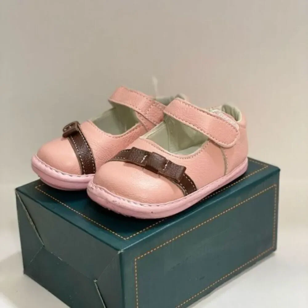 Chulis Baby Girls Shoes sz 4 Leather Mary Janes NEW # bag CT